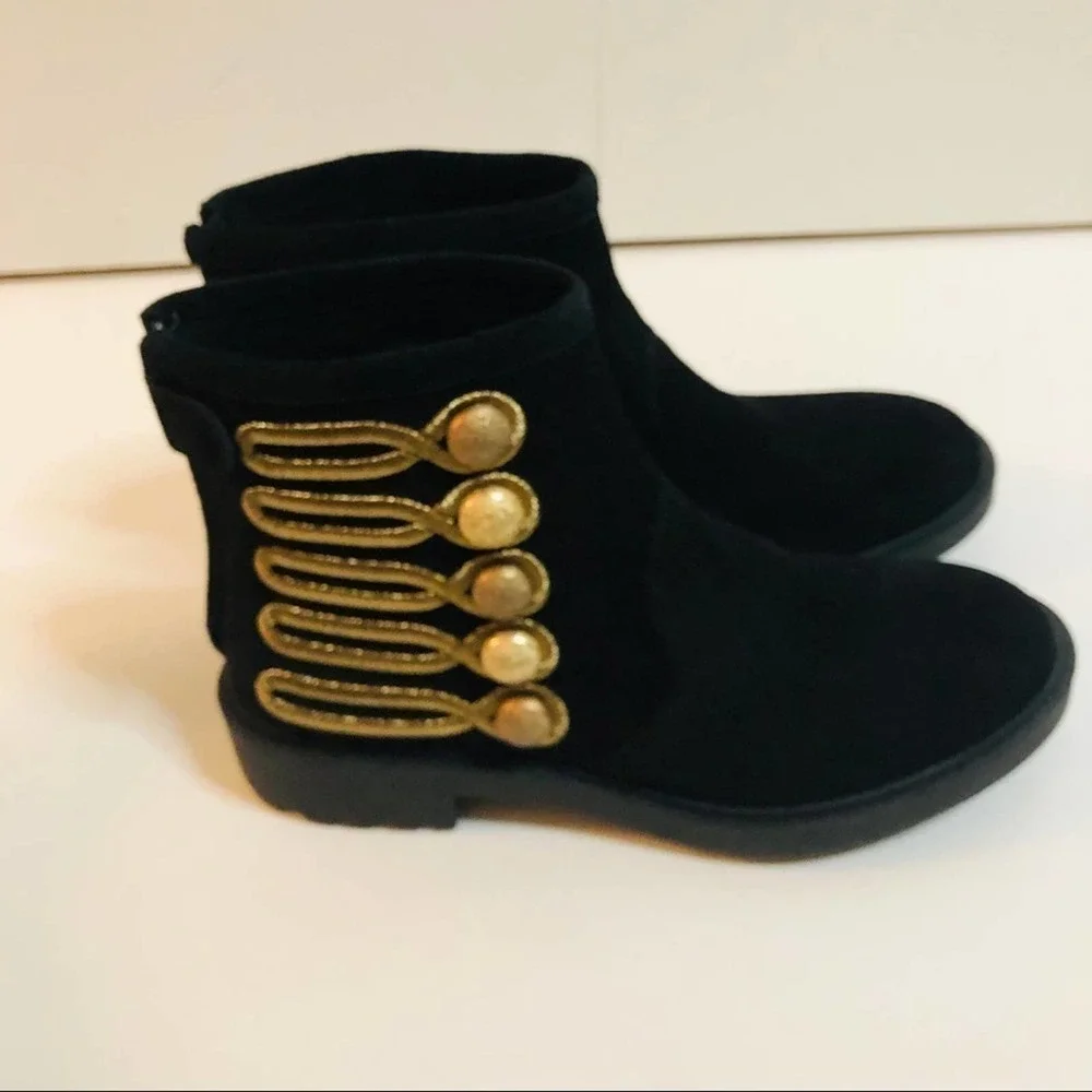 𝅺LINEA Paolo Suede Tanzi Bootie 7.5 New Without Box - Picture 10 of 12